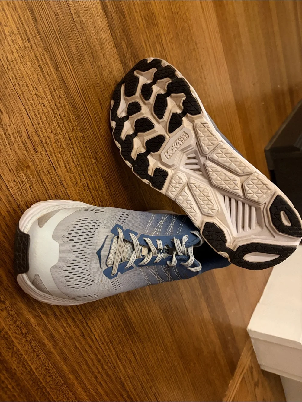 HOKA One One Clifton 6 Women’s Running Shoes Blue Gray Size 11